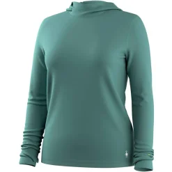 Smartwool Wanderbekleidung|Shirts, Hemden & Longsleeves-- Women's Merino Sun Hoodie - Merinoshirt Dusty Teal