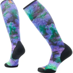 Smartwool Merinosocken|Skisocken-- Women's Ski Targeted Cush.Elec.Lotus PRT OTC Socks - Skisocken Black