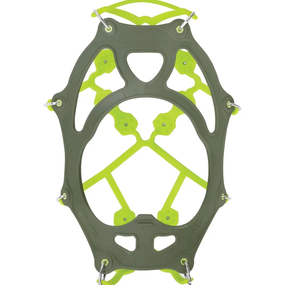 Snowline - Spikes Hexa - Grödel Olive Clearance