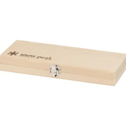 Snow Peak Outdoor-Küche|Messer-- Chopping Board Set - Kochset Wood / Black