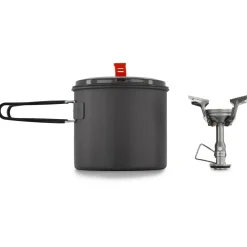 Soto - Amicus W/O Igniter + New River Pot Combo - Gaskocher Silver / Black Discount