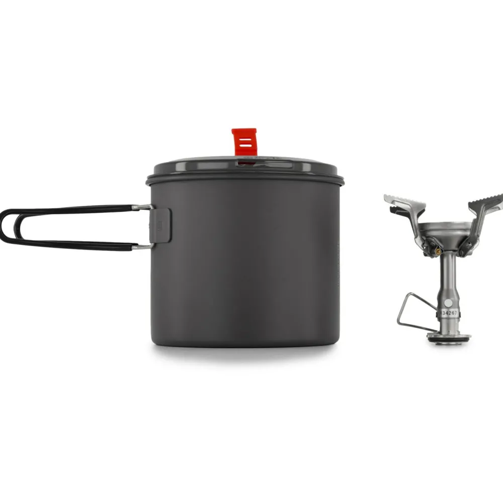 Soto - Amicus W/O Igniter + New River Pot Combo - Gaskocher Silver / Black Discount