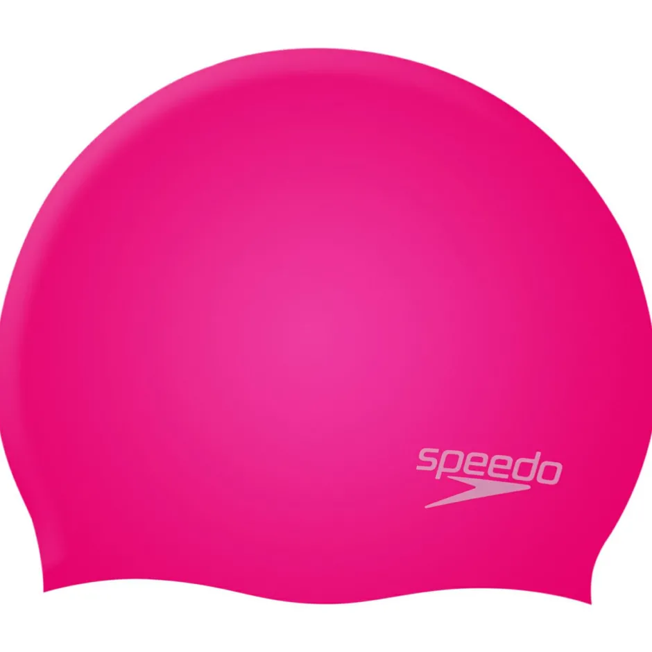 Speedo Schwimm- & Strandzubehör|Badekappen-- Plain Moulded Silicone Cap Junior - Badekappe