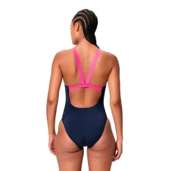 - Women's Solid Boom Leaderback One Piece - Badeanzug < Speedo Best