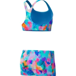 Speedo - Kid's Print Racerback Two Piece - Bikini Periwinkle Blue Discount