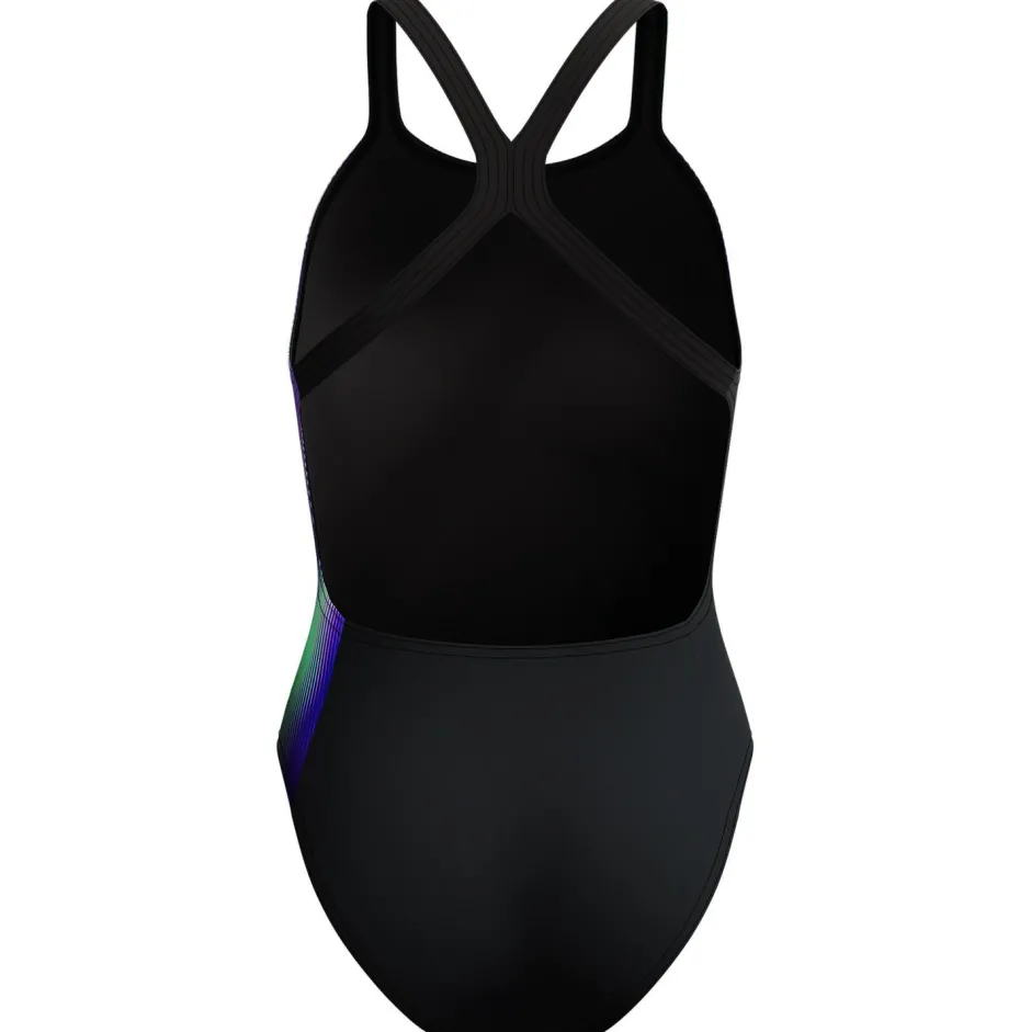 Speedo - Women's Placement Printed Powerback - Badeanzug