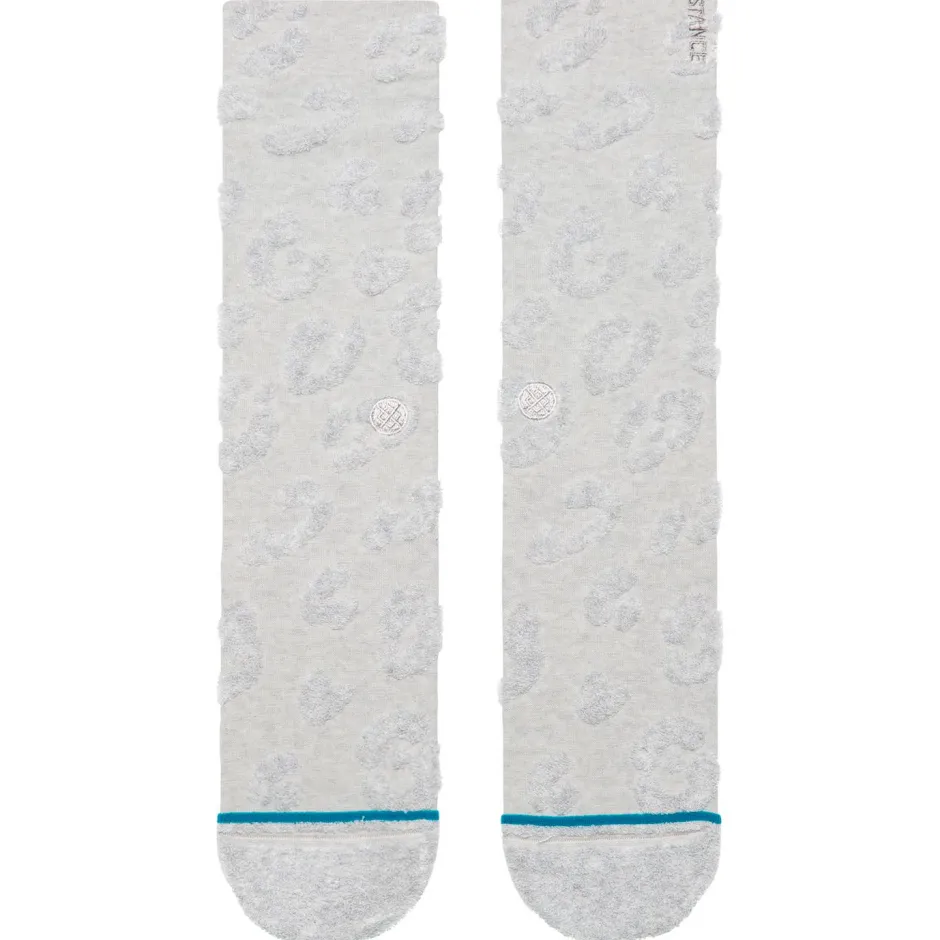 Stance Socken|Socken-- Women's Terry Cheetah Crew - Multifunktionssocken Heather Grey