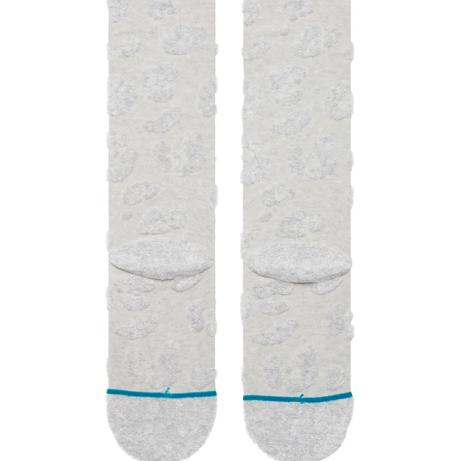 Stance Socken|Socken-- Women's Terry Cheetah Crew - Multifunktionssocken Heather Grey