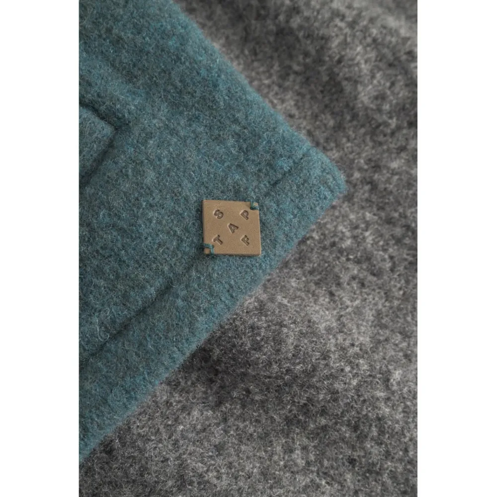 STAPF - Milo - Zip-Hoodie Steinkohle / Petrol Online