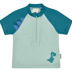 Sterntaler - Kid's Badeshirt Kurzarm Dino - Lycra Eisgrün Hot