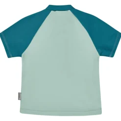 Sterntaler - Kid's Badeshirt Kurzarm Dino - Lycra Eisgrün Hot