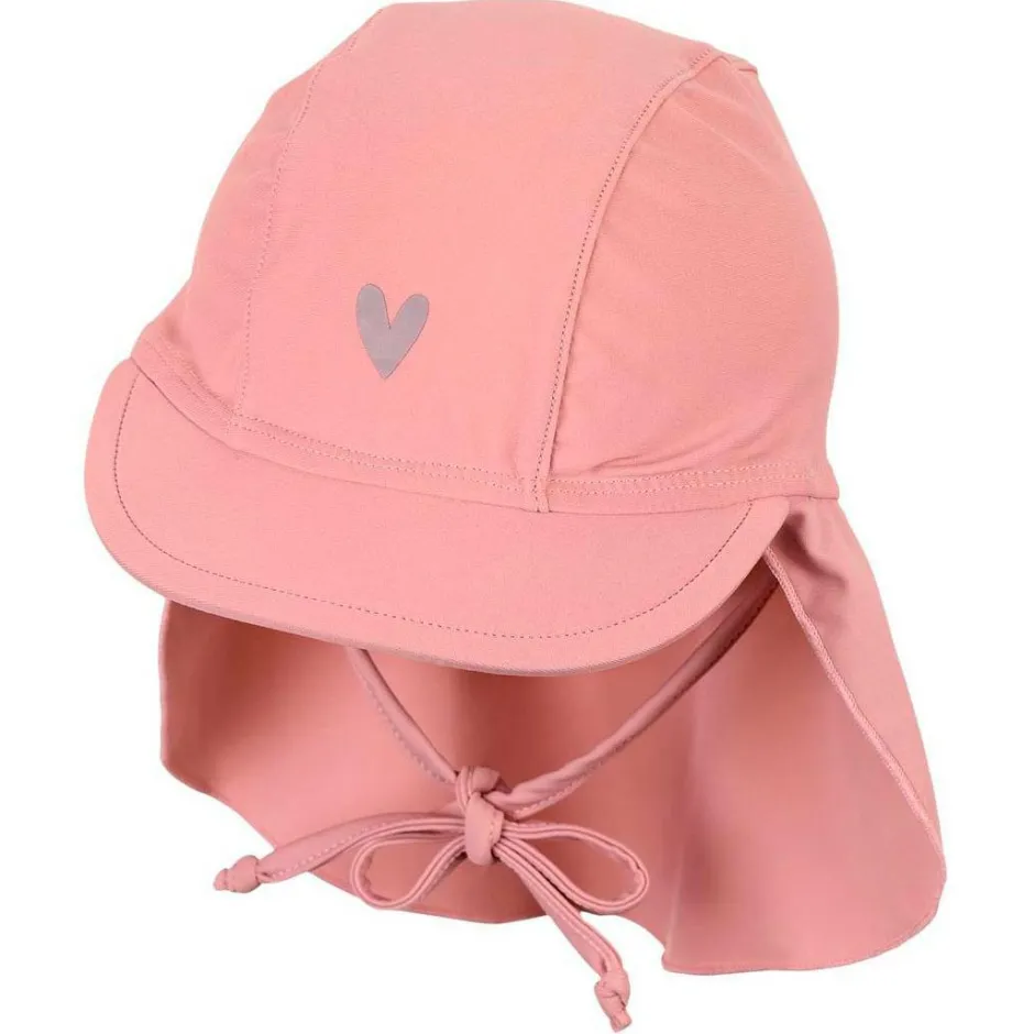 Sterntaler Caps|Kopfbedeckungen-- Kid's Schirmmütze Nackenschutz Herz - Cap Light Pink