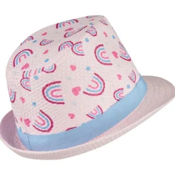 Sterntaler - Kid's Strohhut Regenbogen - Hut Puderrosa Best