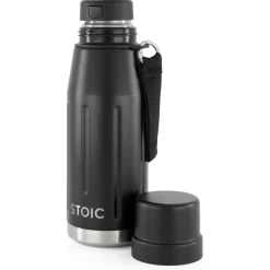 Stoic Trinkflaschen|Trekkingausrüstung-- HeladagenSt. Thermo Bottle Outdoor - Isolierflasche Black