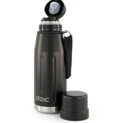 Stoic Trinkflaschen|Trekkingausrüstung-- HeladagenSt. Thermo Bottle Outdoor - Isolierflasche Black