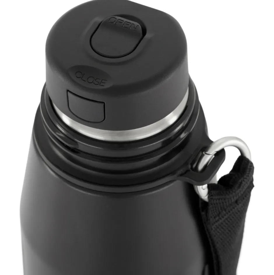 Stoic Trinkflaschen|Trekkingausrüstung-- HeladagenSt. Thermo Bottle Outdoor - Isolierflasche Black