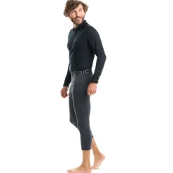 Stoic - AlsterbroSt. Stretch Fleece 3/4 Tights Unisex - Fleecehose Anthracite Melange Online