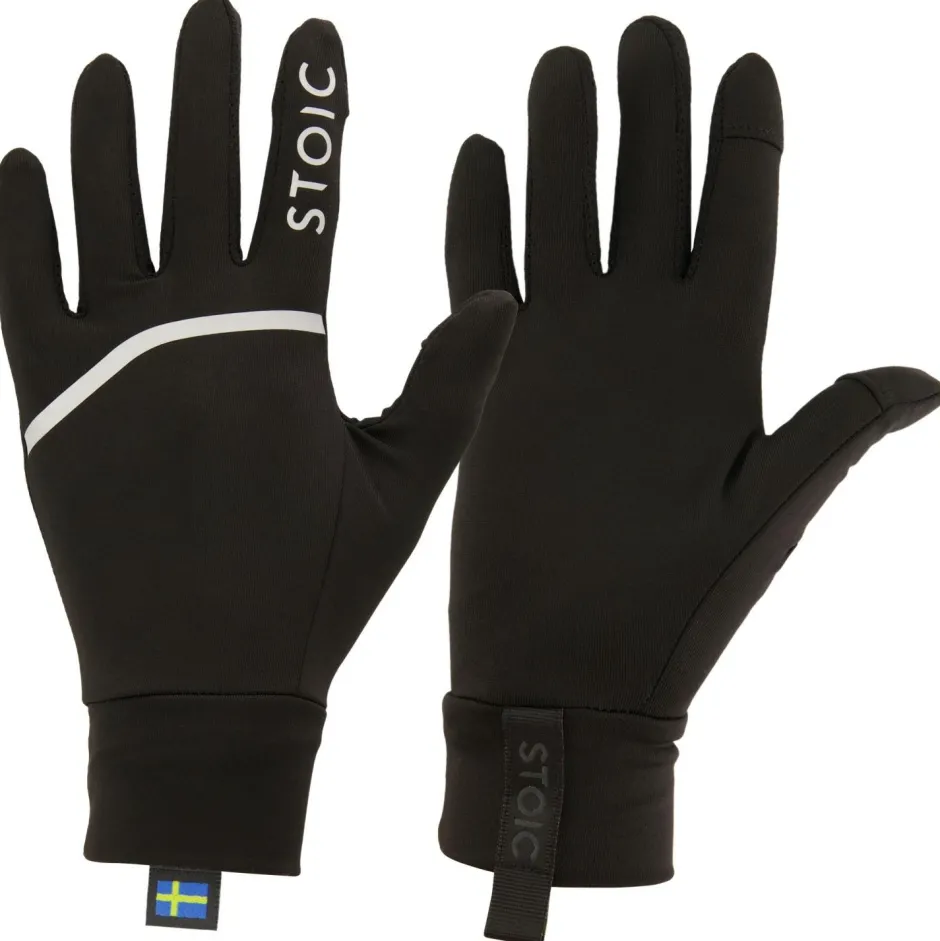 Stoic Laufbekleidung|Handschuhe-- HelsingborgSt. Running Gloves - Handschuhe Black / Black