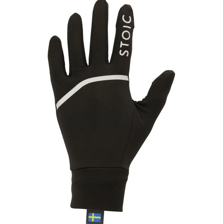 Stoic Laufbekleidung|Handschuhe-- HelsingborgSt. Running Gloves - Handschuhe Black / Black