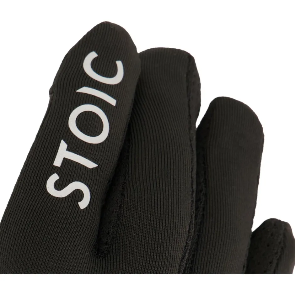Stoic Laufbekleidung|Handschuhe-- HelsingborgSt. Running Gloves - Handschuhe Black / Black