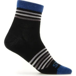 - Kid's Merino Everyday Quarter Socks Striped - Multifunktionssocken < Stoic Online
