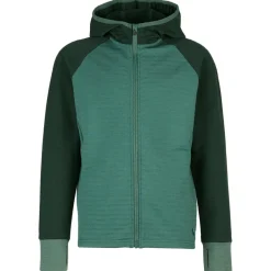 Kinder Stoic - Kid's MerinoFleece260 FlenSt. Jacket with Hood - Merinojacke