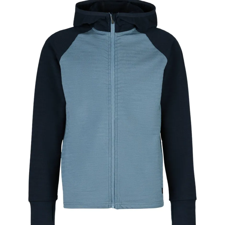 Kinder Stoic - Kid's MerinoFleece260 FlenSt. Jacket with Hood - Merinojacke