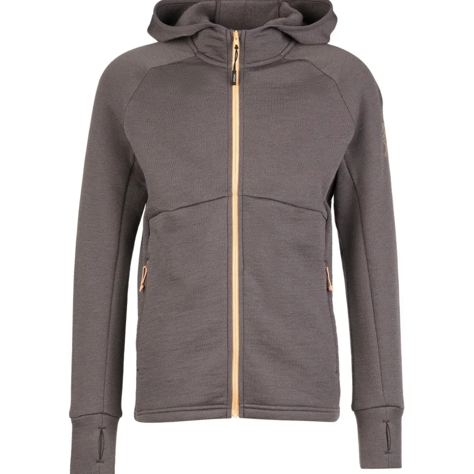 Stoic Trekkingbekleidung|Alltagsbekleidung-- Kid's MerinoFleece240 StorforsSt. Zip Hoody - Merinohoodie