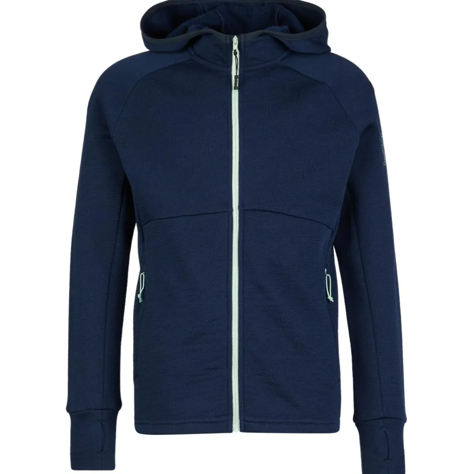 Stoic Trekkingbekleidung|Alltagsbekleidung-- Kid's MerinoFleece240 StorforsSt. Zip Hoody - Merinohoodie