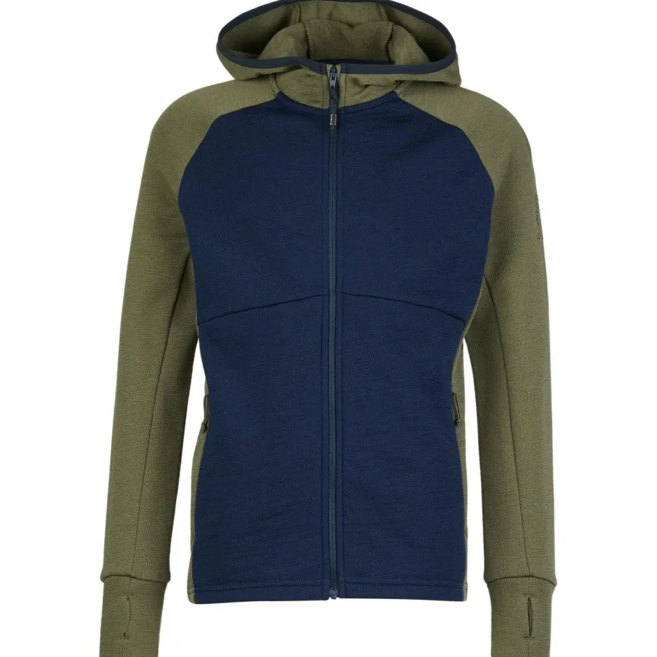 Stoic Trekkingbekleidung|Alltagsbekleidung-- Kid's MerinoFleece240 StorforsSt. Zip Hoody - Merinohoodie