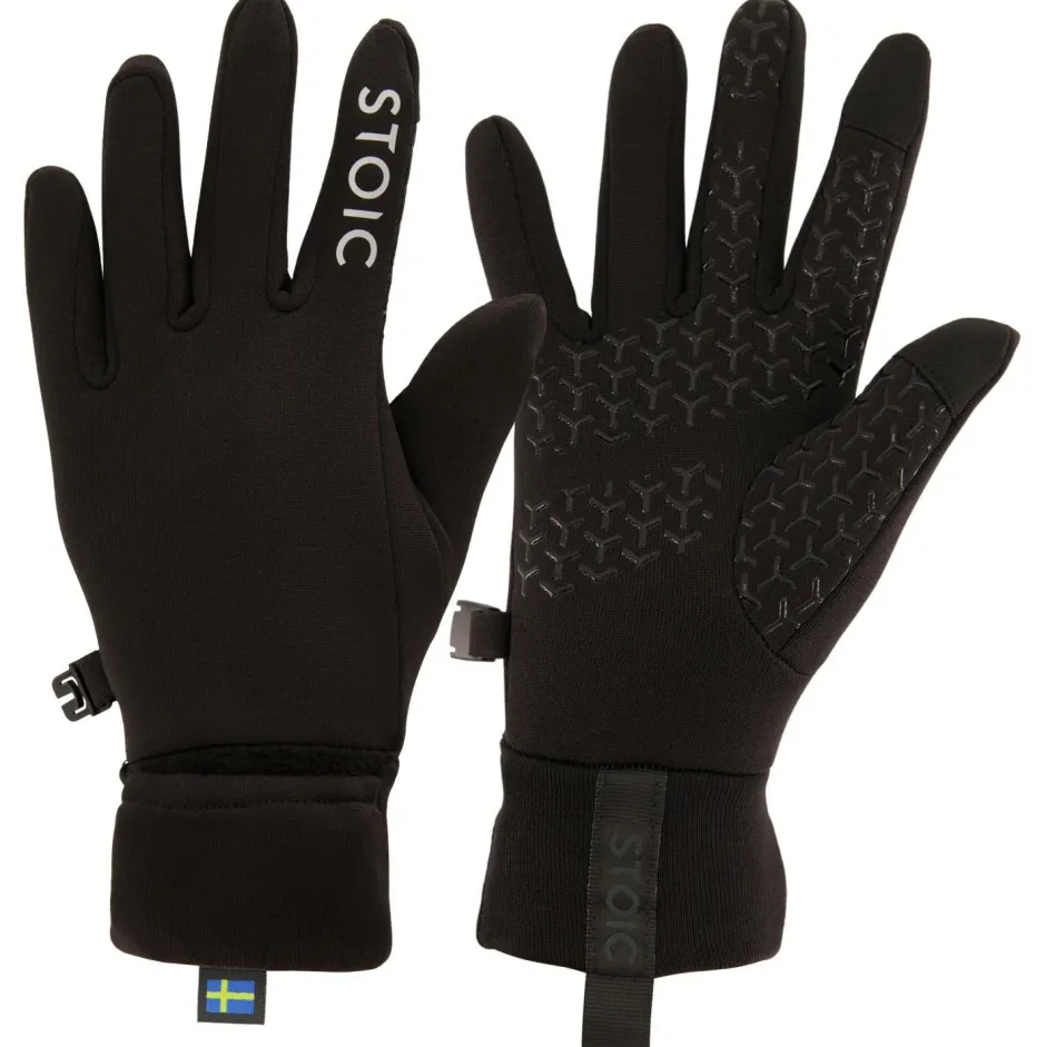 Stoic Alltagsbekleidung|Laufbekleidung-- MedleSt. II w. Pull Over - Handschuhe Black / Black