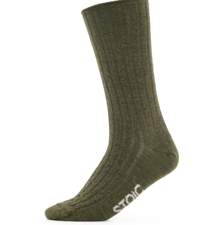 Stoic Socken|Socken-- Merino Basic Rib Socks Heritage - Multifunktionssocken