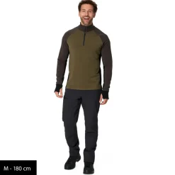 Stoic Trekkingbekleidung|Alltagsbekleidung-- MerinoFleece260 FlenSt. Half Zip - Merinopullover