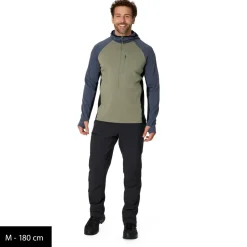 Stoic - erinoWaffeFeece320 Norrdat. 3/4 Zip Hoody - erinohoodie
