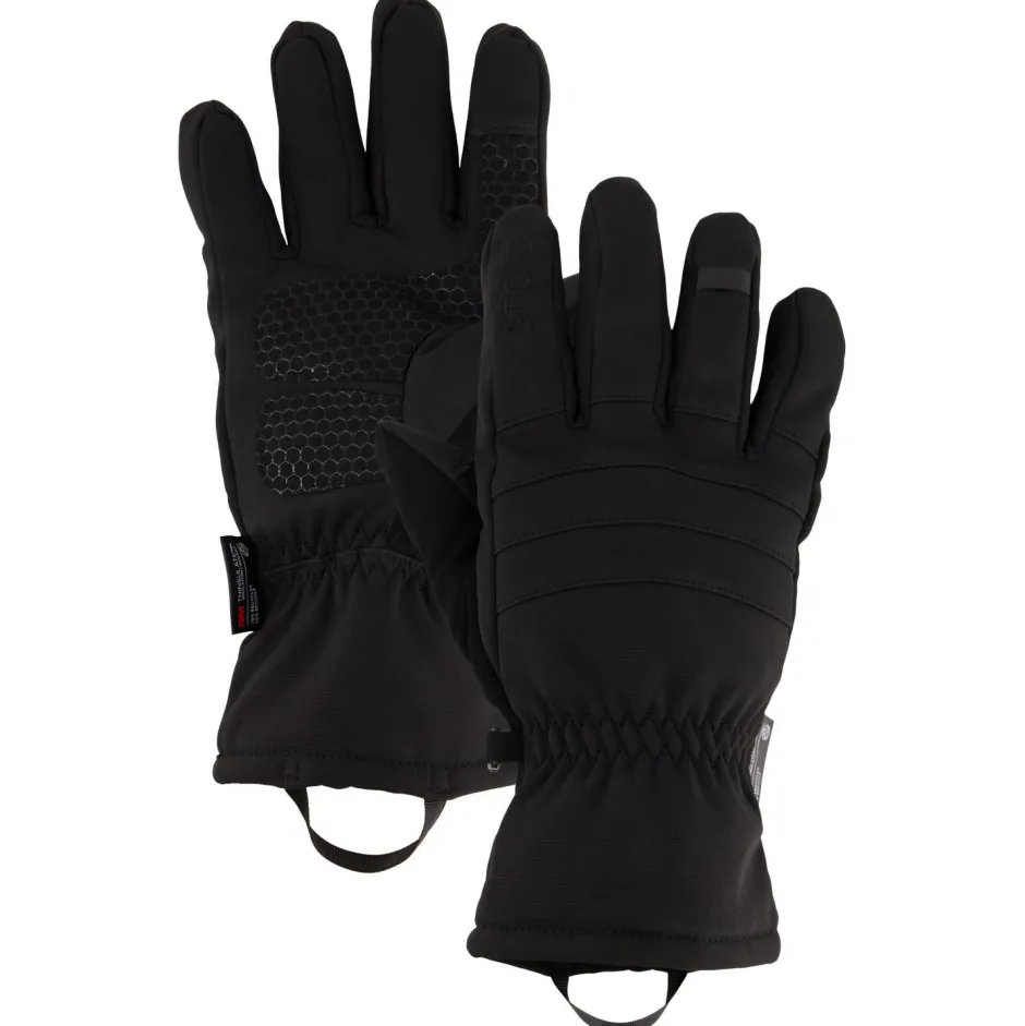 Stoic Alltagsbekleidung-- SkansholmSt. Softshell 5 Finger - Handschuhe Black / Black
