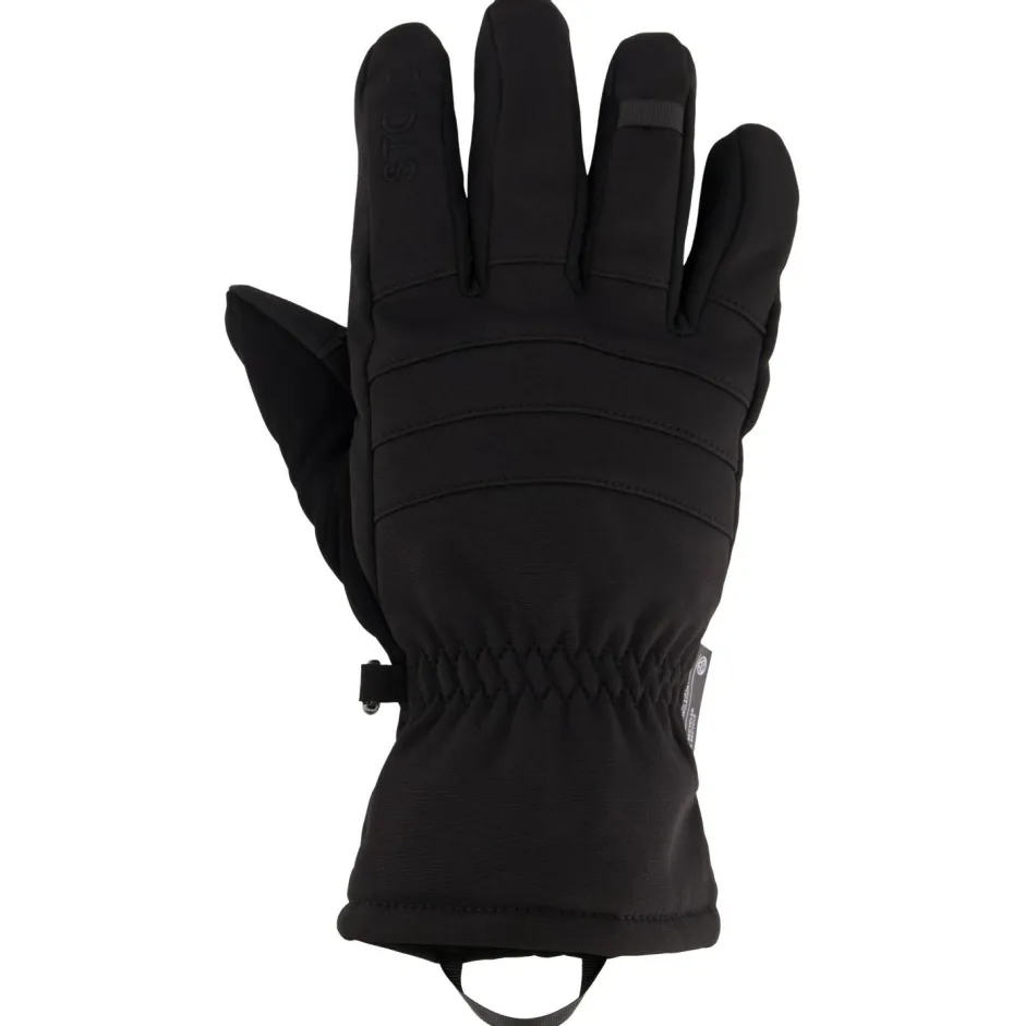 Stoic Alltagsbekleidung-- SkansholmSt. Softshell 5 Finger - Handschuhe Black / Black