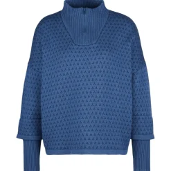 Stoic - Woen' Heavy erinoKnit XX.Norbotten Haf Zip - erinopuover