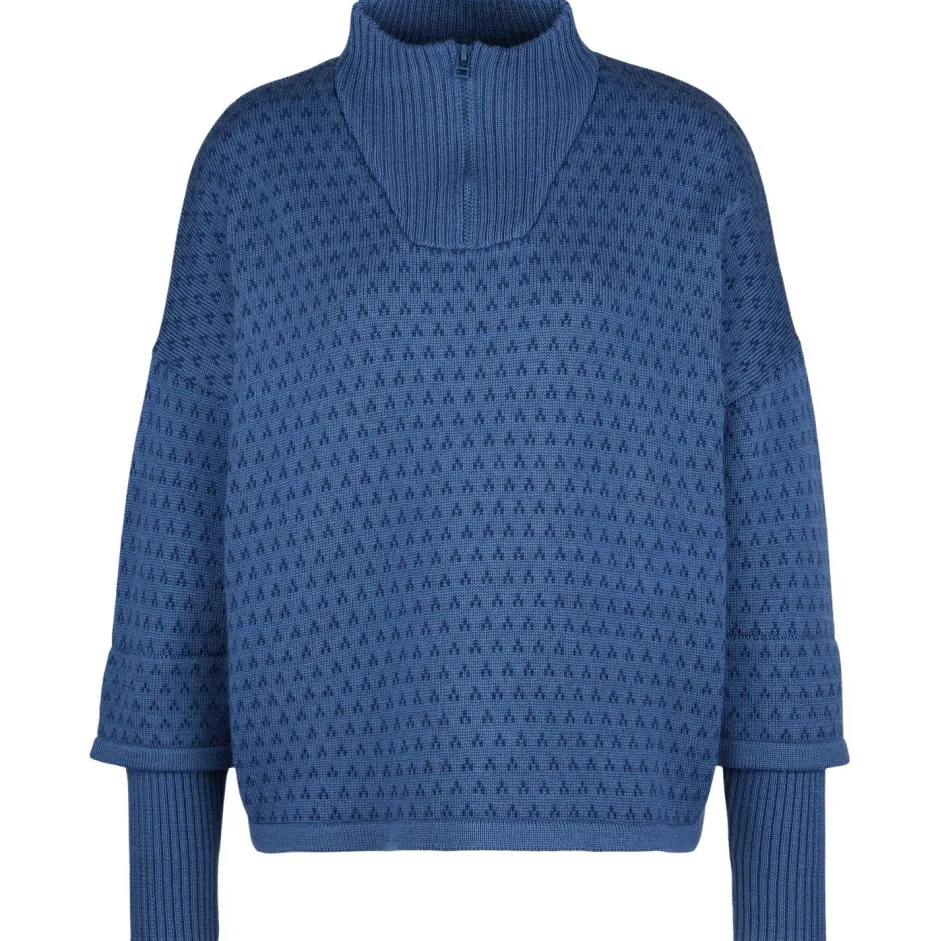 Stoic - Woen' Heavy erinoKnit XX.Norbotten Haf Zip - erinopuover