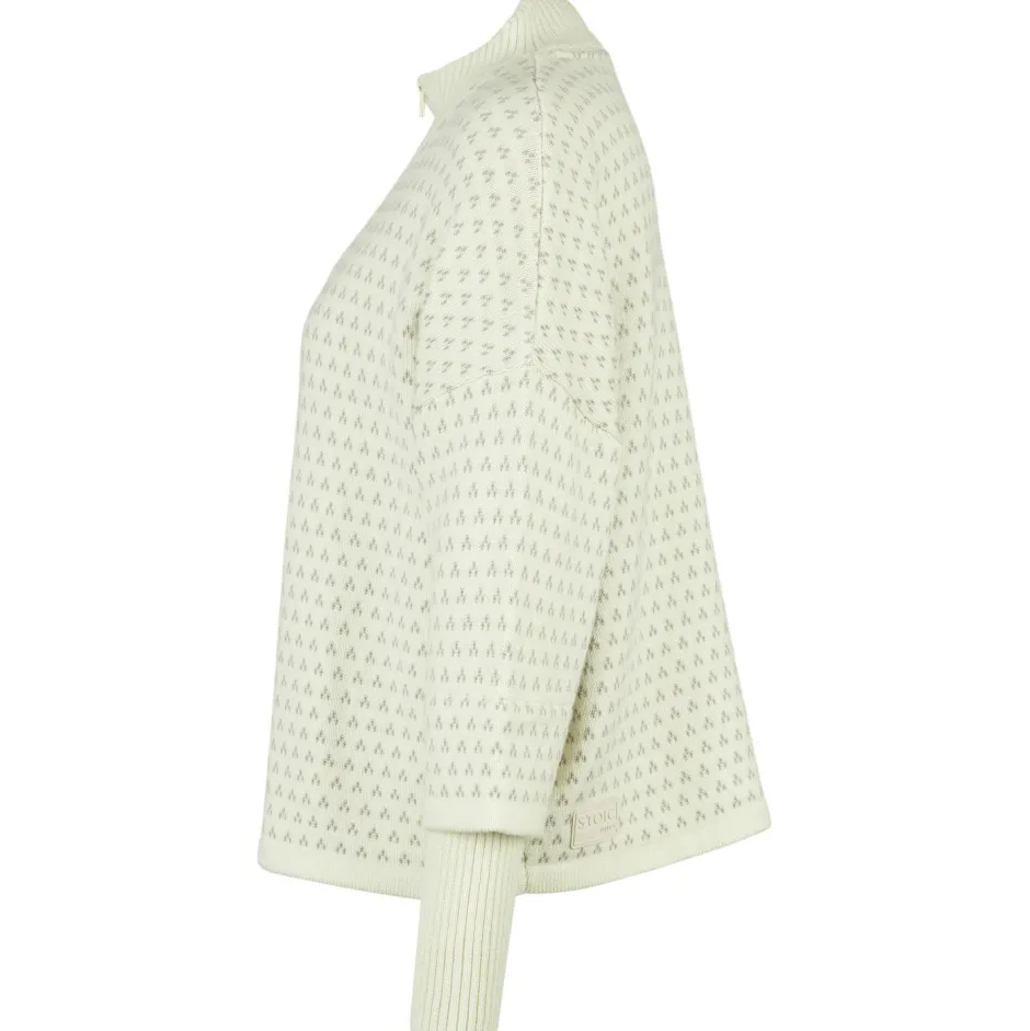 Stoic - Woen' Heavy erinoKnit XX.Norbotten Haf Zip - erinopuover