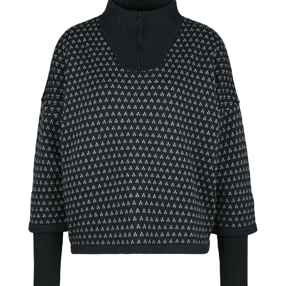 Stoic - Woen' Heavy erinoKnit XX.Norbotten Haf Zip - erinopuover