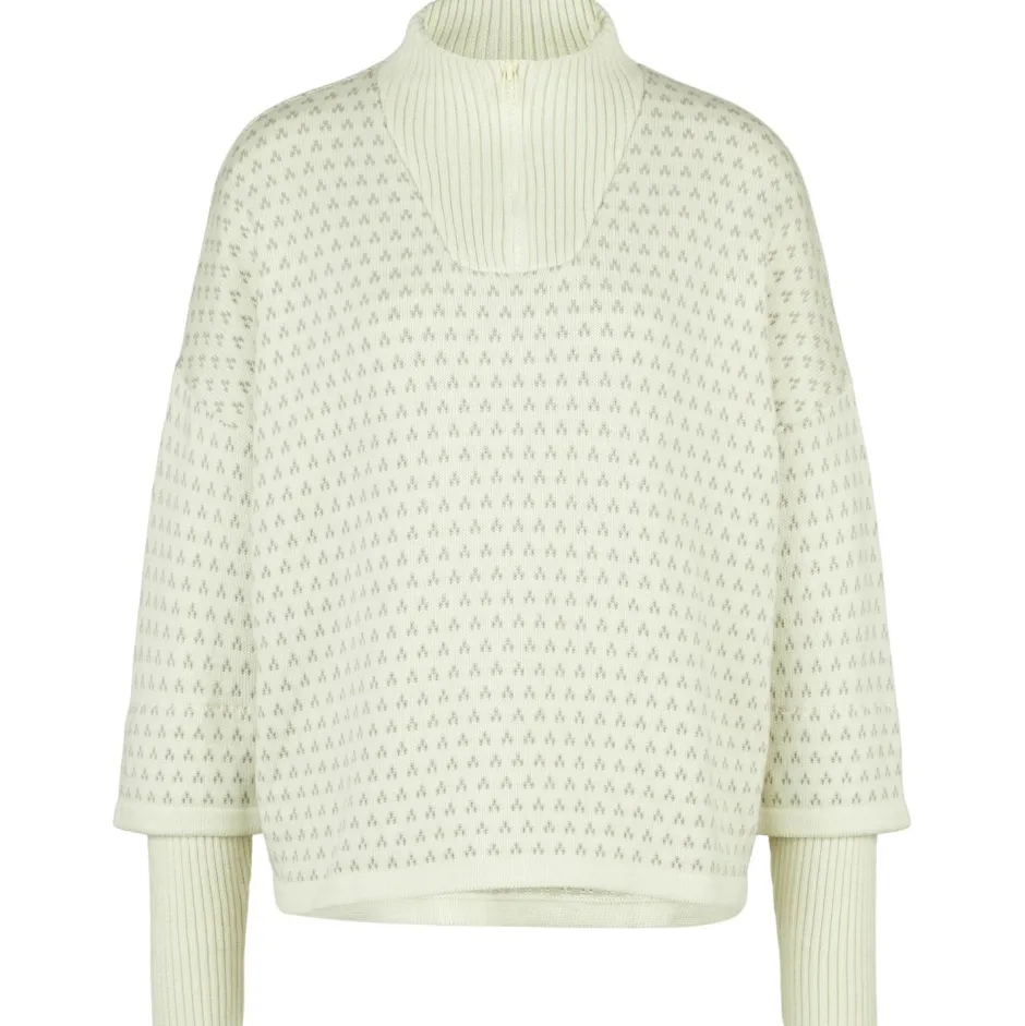 Stoic - Woen' Heavy erinoKnit XX.Norbotten Haf Zip - erinopuover