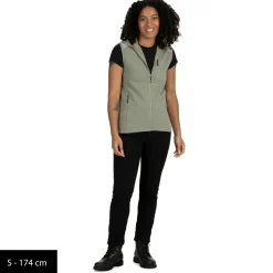 Stoic - Women's MerinoFleece335 KuolpaSt. Vest with Hood - Fleeceweste Online