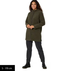 Stoic Alltagsbekleidung|Jacken-- Women's MerinoPile RissnaSt. Long Jacket - Mantel