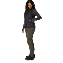 Stoic Wanderbekleidung|Westen-- Women's StorboSt. Heat Vest - Heizweste Black