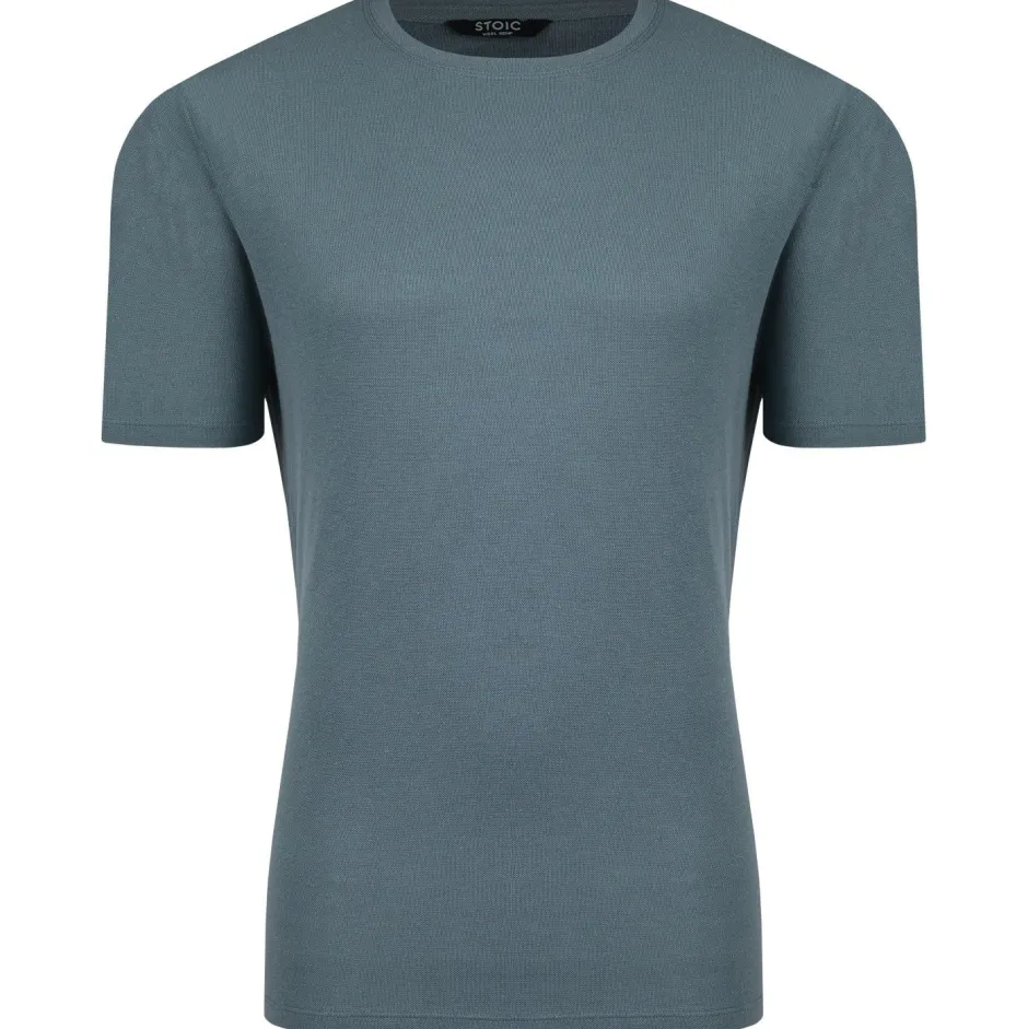 Stoic Alltagsbekleidung|Shirts, Hemden & Longsleeves-- WoolHemp VarbergSt Pique Tee - T-Shirt