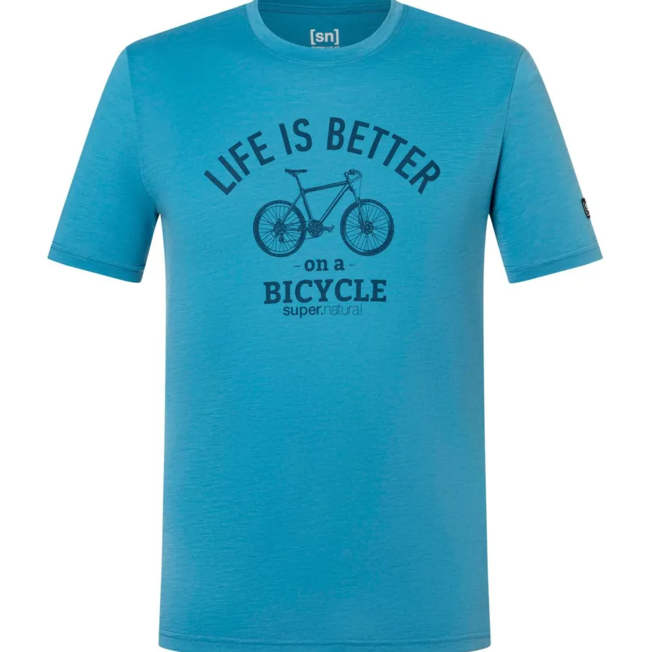 super.natural - Better Bike Tee - Merinoshirt