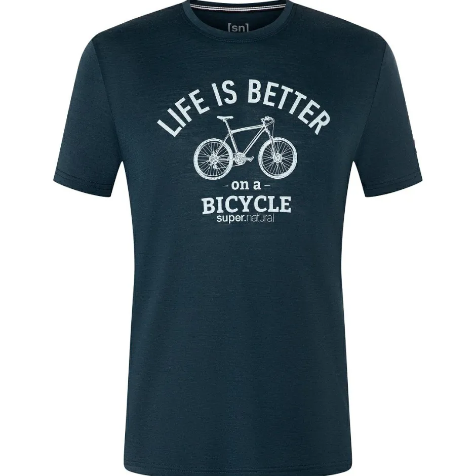 super.natural - Better Bike Tee - Merinoshirt