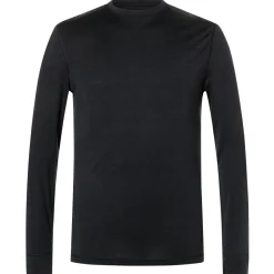 super.natural - Bio Base L/S - Merinounterwäsche Jet Black Online