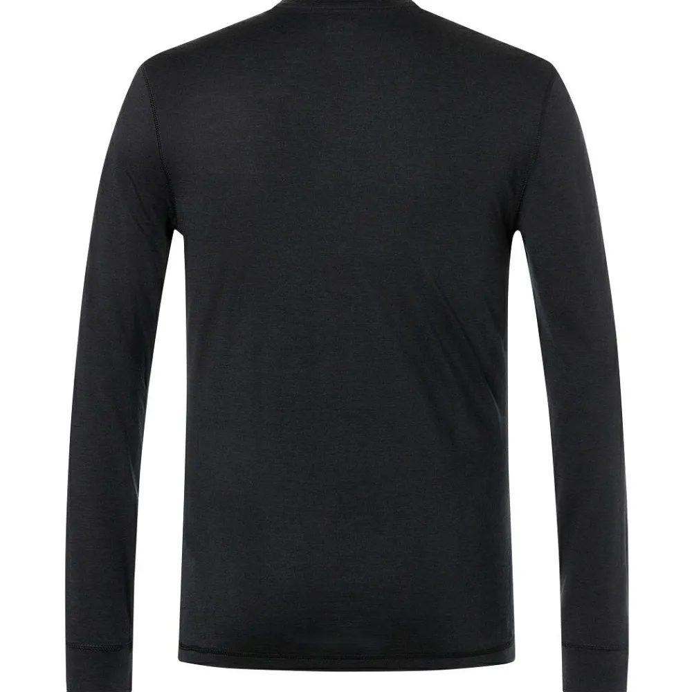 super.natural - Bio Base L/S - Merinounterwäsche Jet Black Online