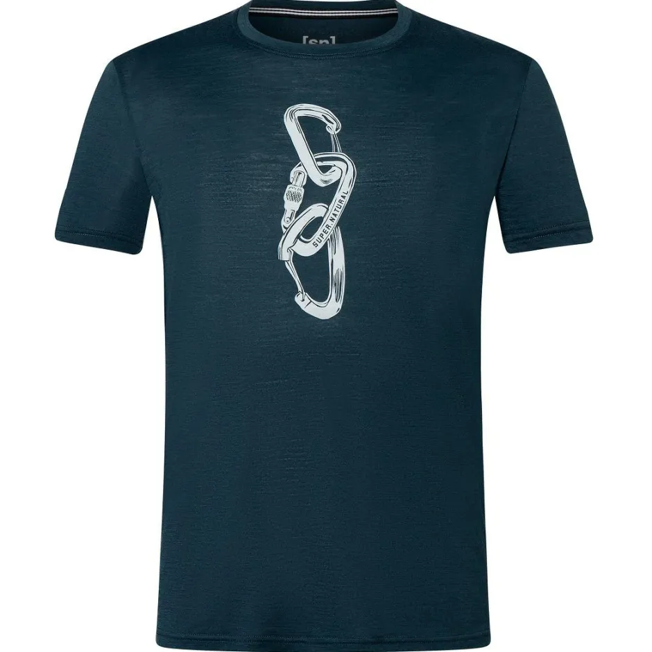 super.natural Alltagsbekleidung|Skibekleidung-- Carabineri Tee - Merinoshirt